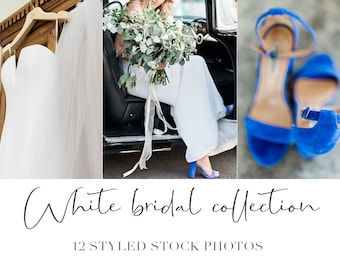 Vintage Wedding Stock Photo Bundle: Gestylte Brautbilder (Digitaler Download)