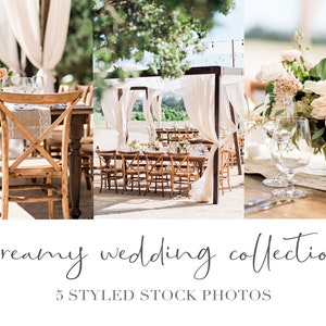 Wedding Reception Stock Photos: Styled Photography Bundle (Digital Download)