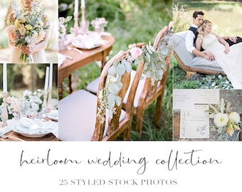 Hochzeitsplaner, Stock Fotografie, feminines Design, Social Media Bundle