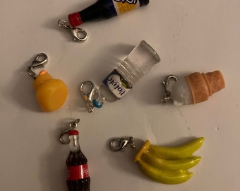 Assorted Delightful Food-Charms! (Please read description.)