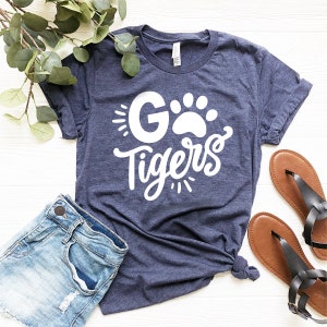 Cheer Mom Tshirt Football Go Tigers T-shirt Cheerleader - Etsy