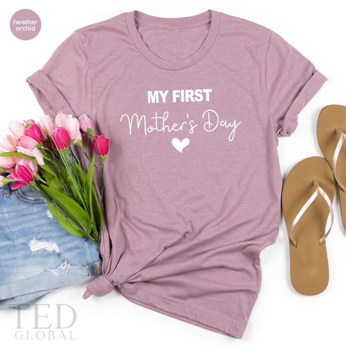My First Mothers Day Shirt New Mom T-Shirt Baby Mama Shirt | Etsy