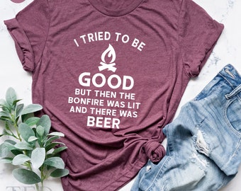 Bonfire T Shirt - Etsy