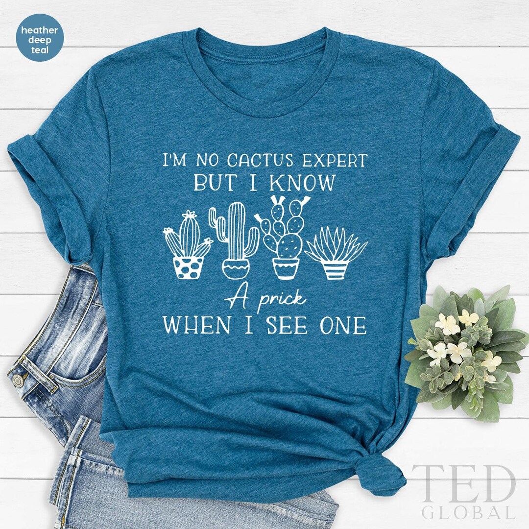 Kaktus Shirt Freches Spruch Shirt Kaktus TShirt Etsy.de