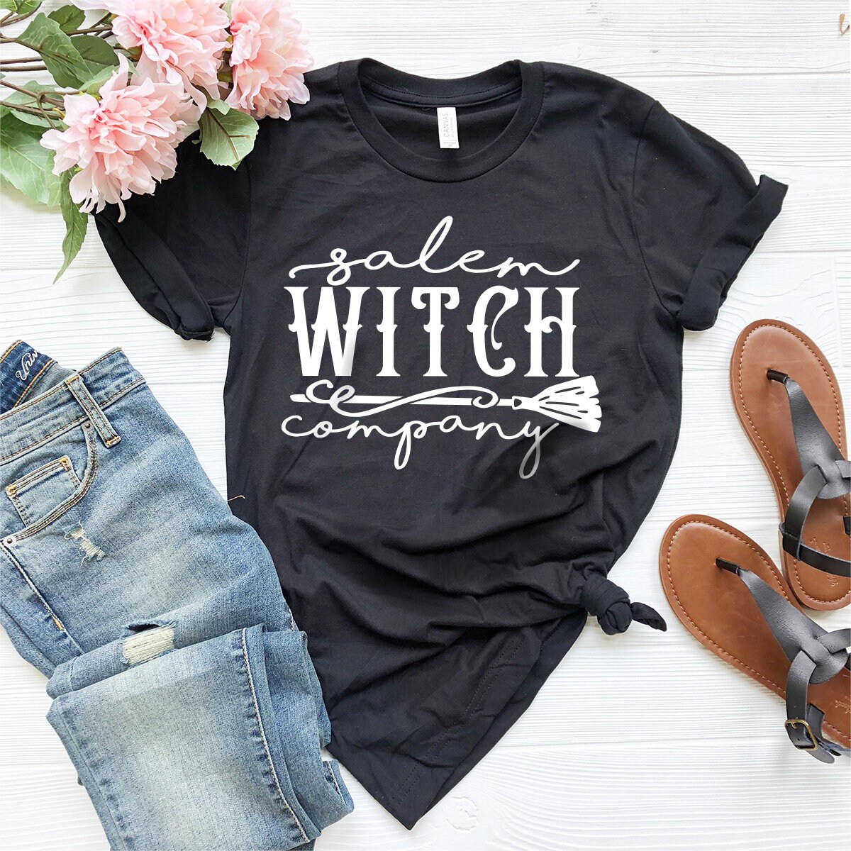 Halloween Shirt Salem Witch Company Shirt Salem Witches - Etsy