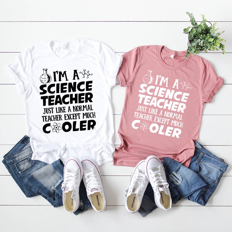 Cool Science Teachers Shirt Science Teacher TShirt Gift For Etsy