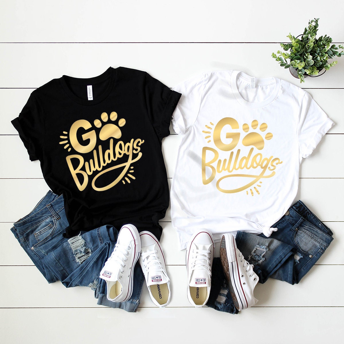 Go Bulldogs Shirt Football Bulldogs Shirt Football Shirt Etsy België