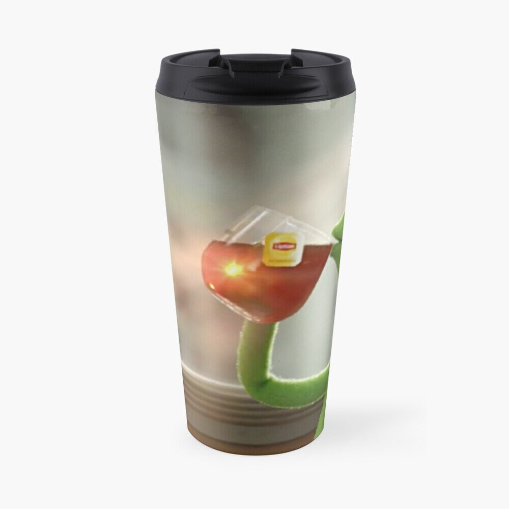 Kermit The Frog Drinking Lipton Tea MEME 15 Oz Mugs Kermit Etsy