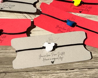 Pixie Dust Disney Bracelet Multipack | Mickey Bead Adjustable Friendship Bracelets
