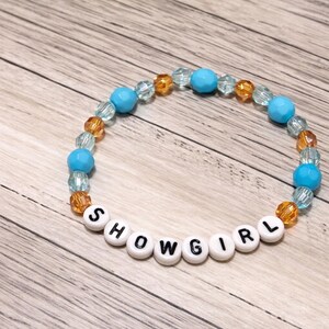 Taylor Swift The Life of a Showgirl Inspired Beaded Bracelet – Swiftie Friendship Jewelry image 3