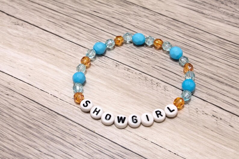 Taylor Swift The Life of a Showgirl Inspired Beaded Bracelet – Swiftie Friendship Jewelry image 3