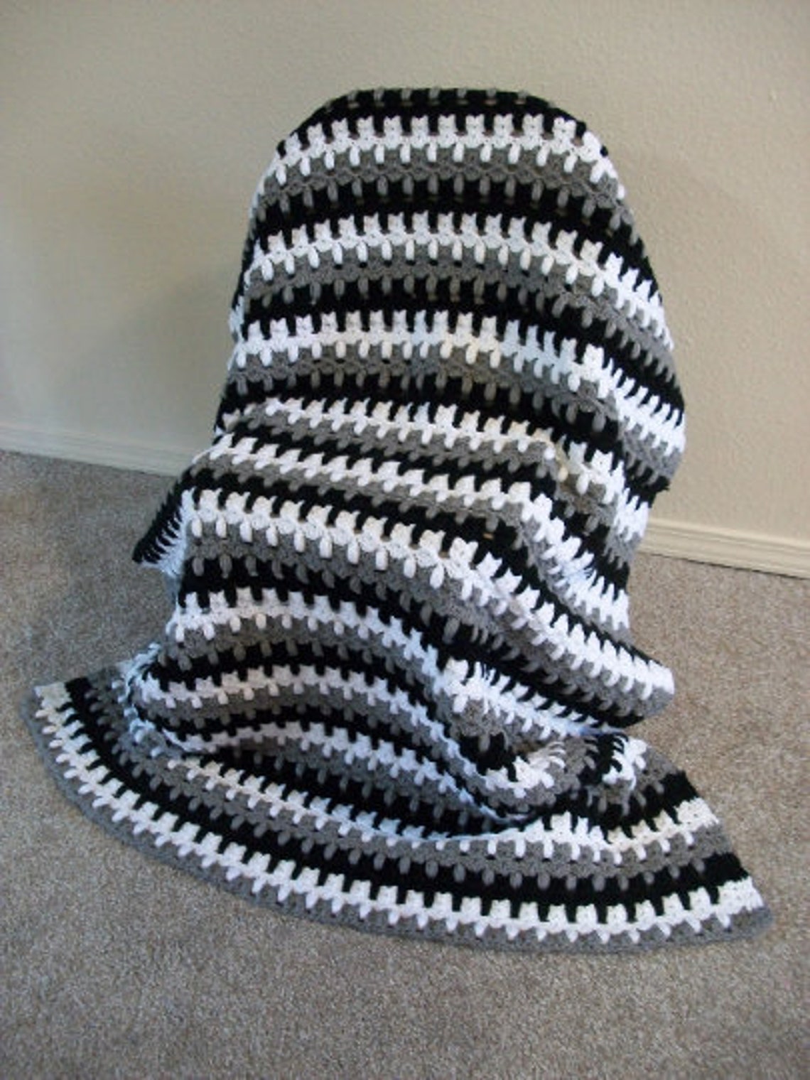 Kittens in A Row Afghan Pattern Crochet Throw Afghan Pattern Etsy UK
