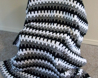 Kittens in a Row Afghan Pattern l Throw Afghan Pattern l Remember the Kittens l Cats on a Fence Crochet Blanket Pattern I Digital Pattern