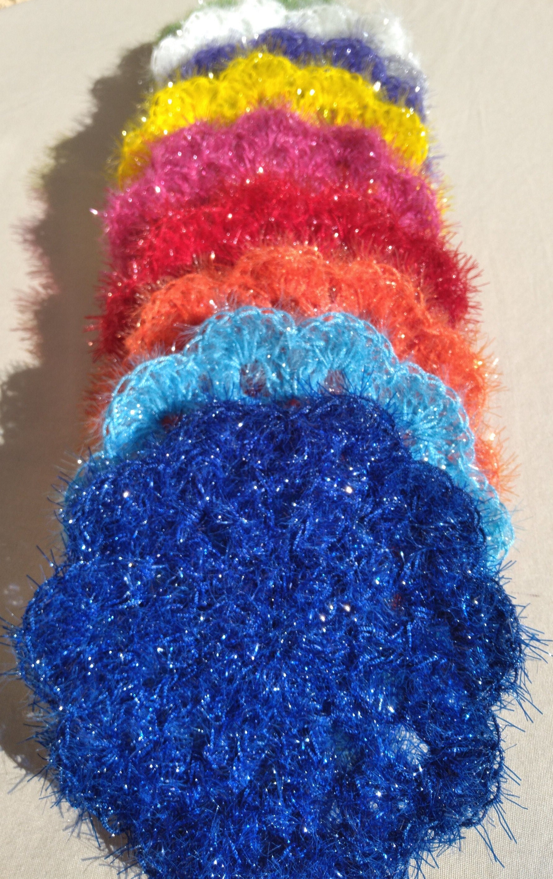 30 Dish Scrubber Crochet Patterns for a Practical, Eco-Friendly Kitchen 29 Sparkle Dish Scrubby Crochet Pattern
