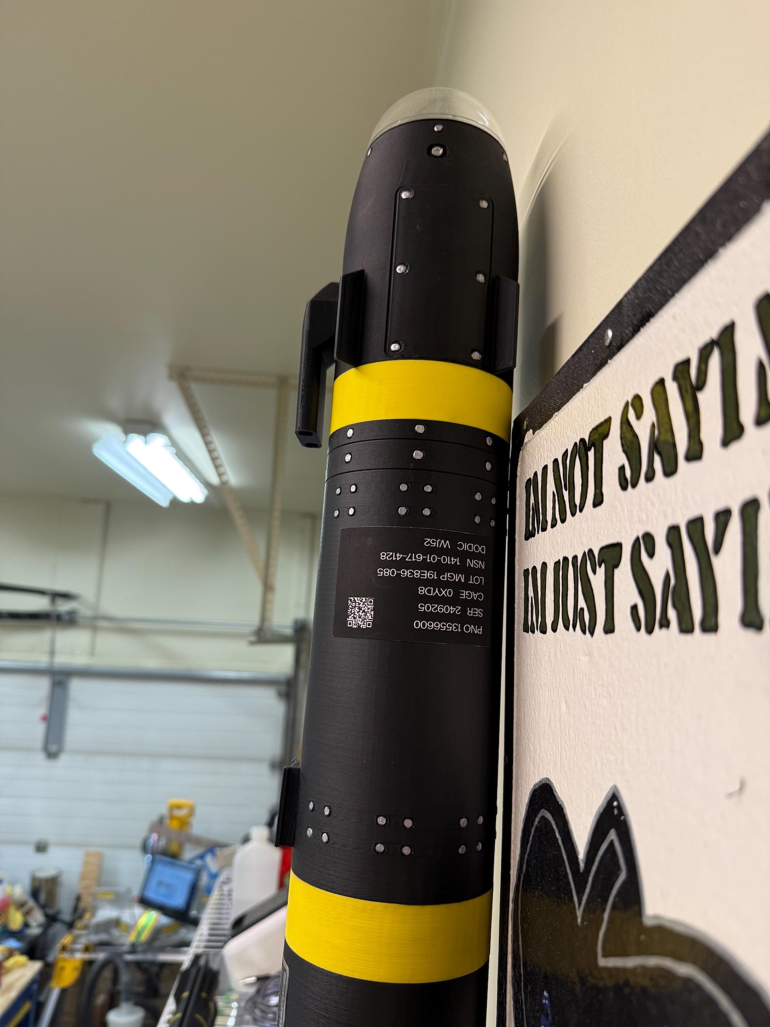 AGM-114 Hellfire Missile ID Tag Stickers: Replica Label/ Sticker ...