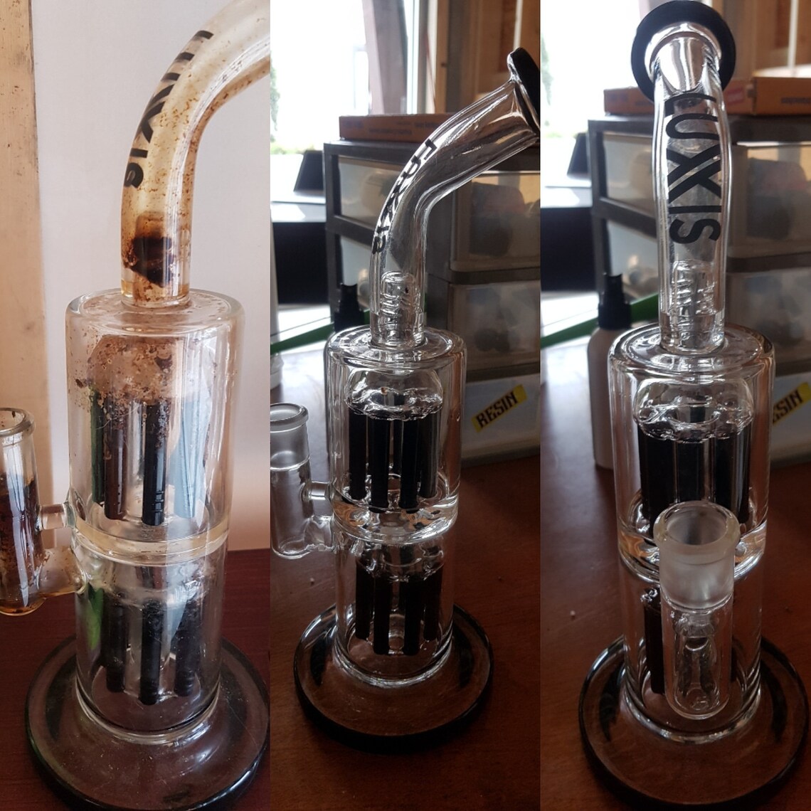 Resin Demon, Bong Cleaner, Glass Cleaner, 2 Pack 16oz Bottles, Cleaner