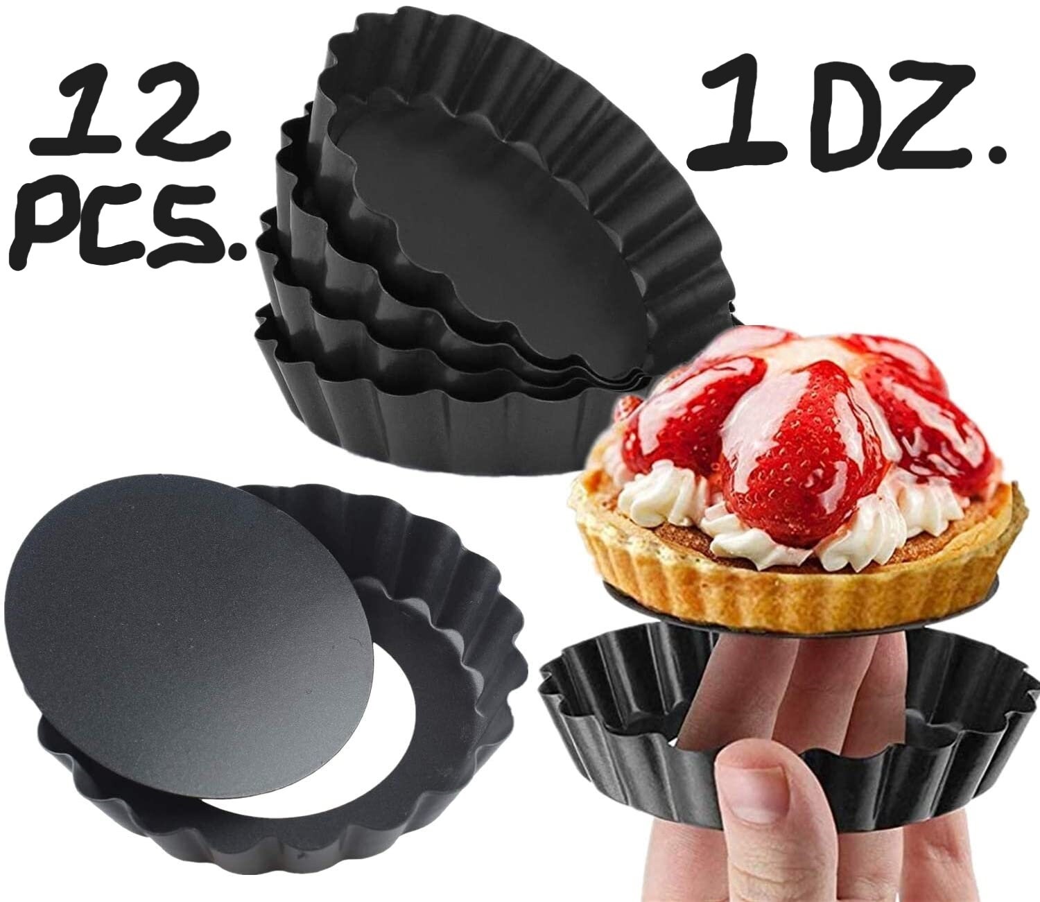 4\7\9 Inch Non-Stick Cheesecake Pan with Removable Bottom Leakproof Cake Pan  Black Cake Pans Set - China Cake Pan Set and Cake Pan price