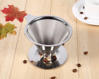 Pour Over Coffee Dripper Stainless Steel