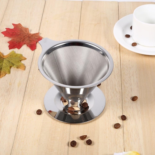 Pour Over Coffee Dripper Stainless Steel