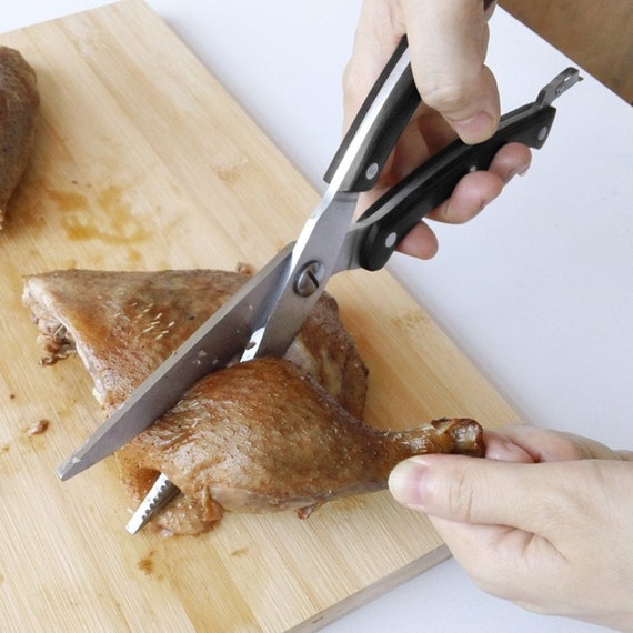 Sturdy Kitchen Shears Will Quickly Cut Chicken Bones and Butcher