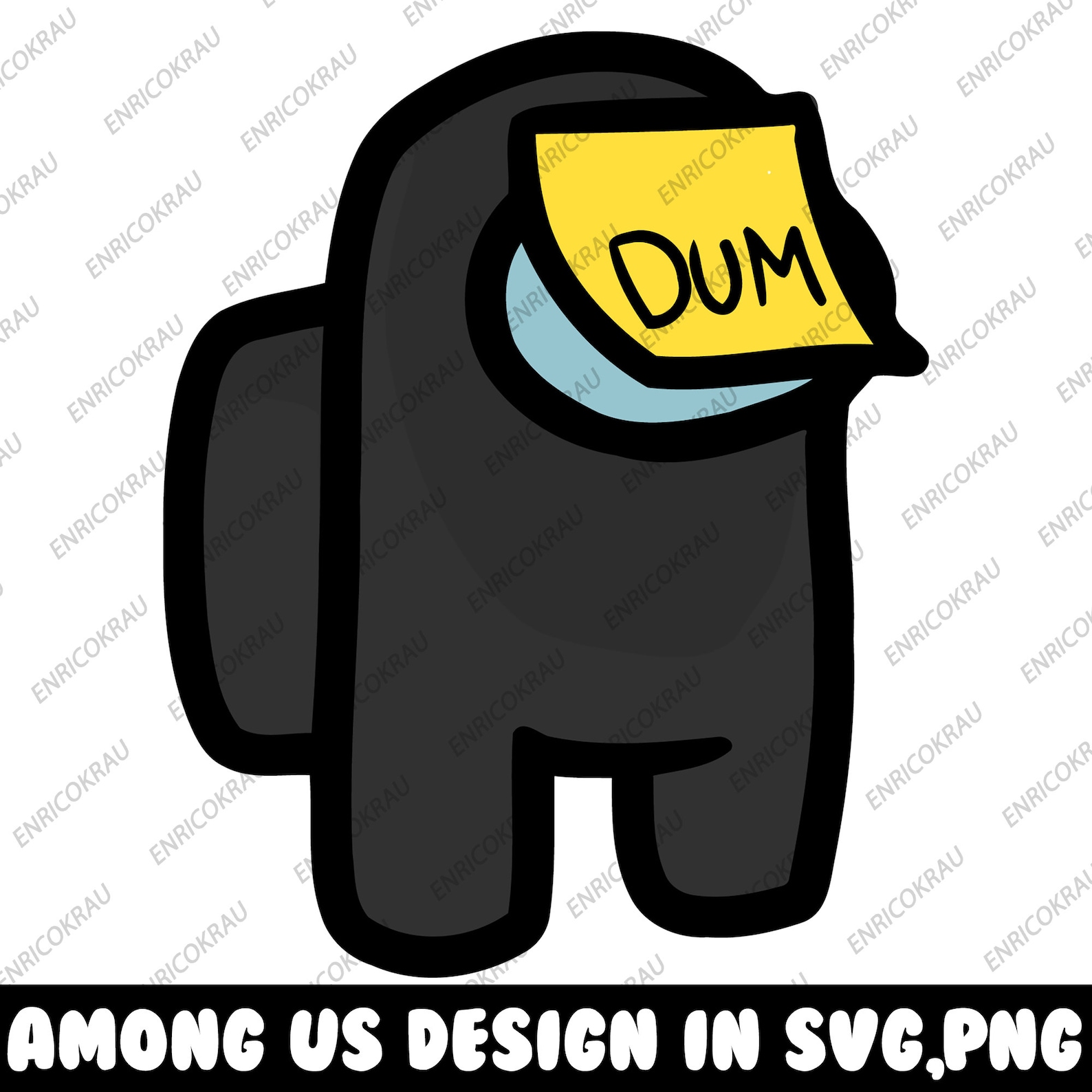 Among Us Svg Dum Among Us Funny Video Game Gamer Gift Etsy