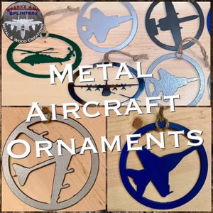 Adornos militares de metal para aviones ~ Varios diseños disponibles ~ Envío gratuito