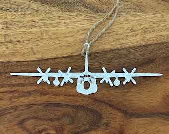 Adorno colgante para árbol de acero C130, vista frontal, metal