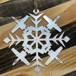 Steel A10 Warthog Snowflake Ornament ~ Metal ~ Last Restock for 2023!