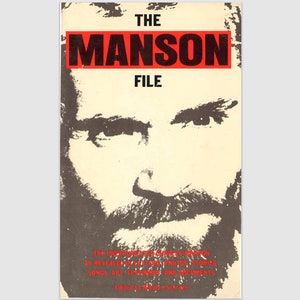 PDF The Manson File by Nikolas Schreck True Crime Book Counterculture Charles Manson Family 200 pages Instant Digital Download