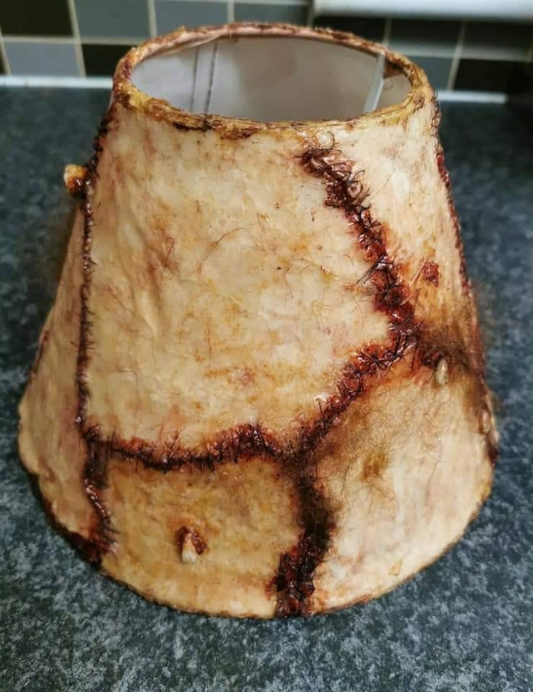 Ed Gein Texas Chainsaw Massacre Style Lamp Shade Horror Gore Etsy UK