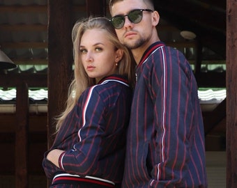 Matching Couple Tartan Tracksuit Set, The Gentlemen Tracksuit, Gentlemen Tartan, Tartan tracksuit, Plaid tracksuit, Couple Tracksuit Set