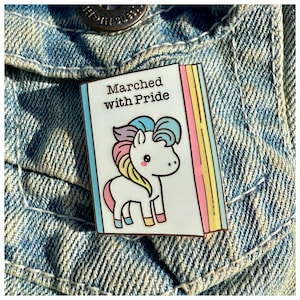 Marched with Pride - Enamel Pin