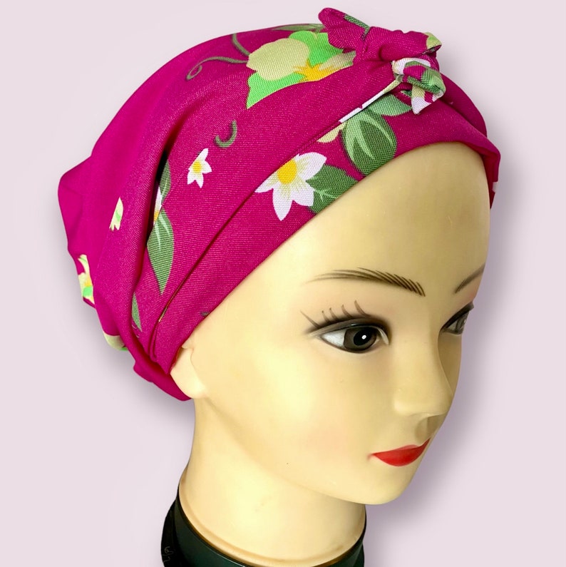 Turban / / Head Wrap Cap PDF Sewing Pattern / Hair Cap Etsy
