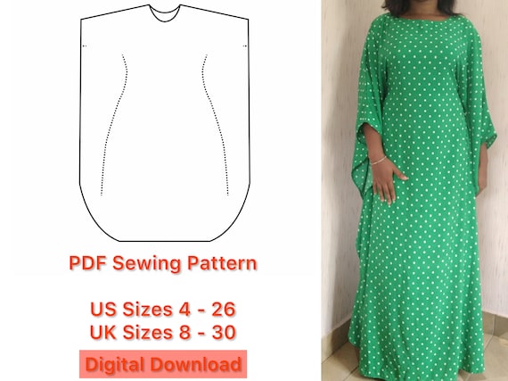 Patroon kaftan gratis hotsell