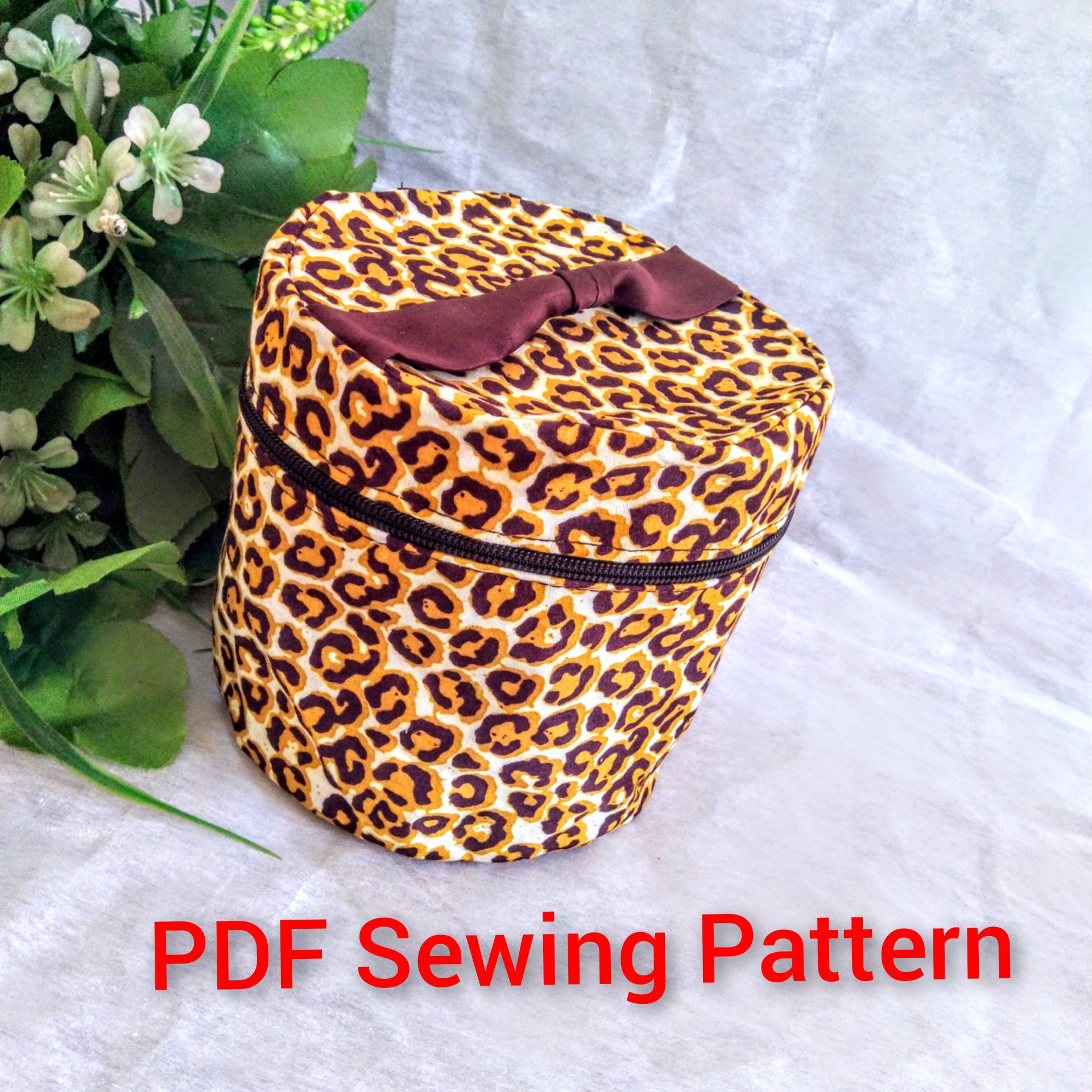 PDF Sewing Pattern Fabric Storage Bag/ Makeup Pouch / Etsy