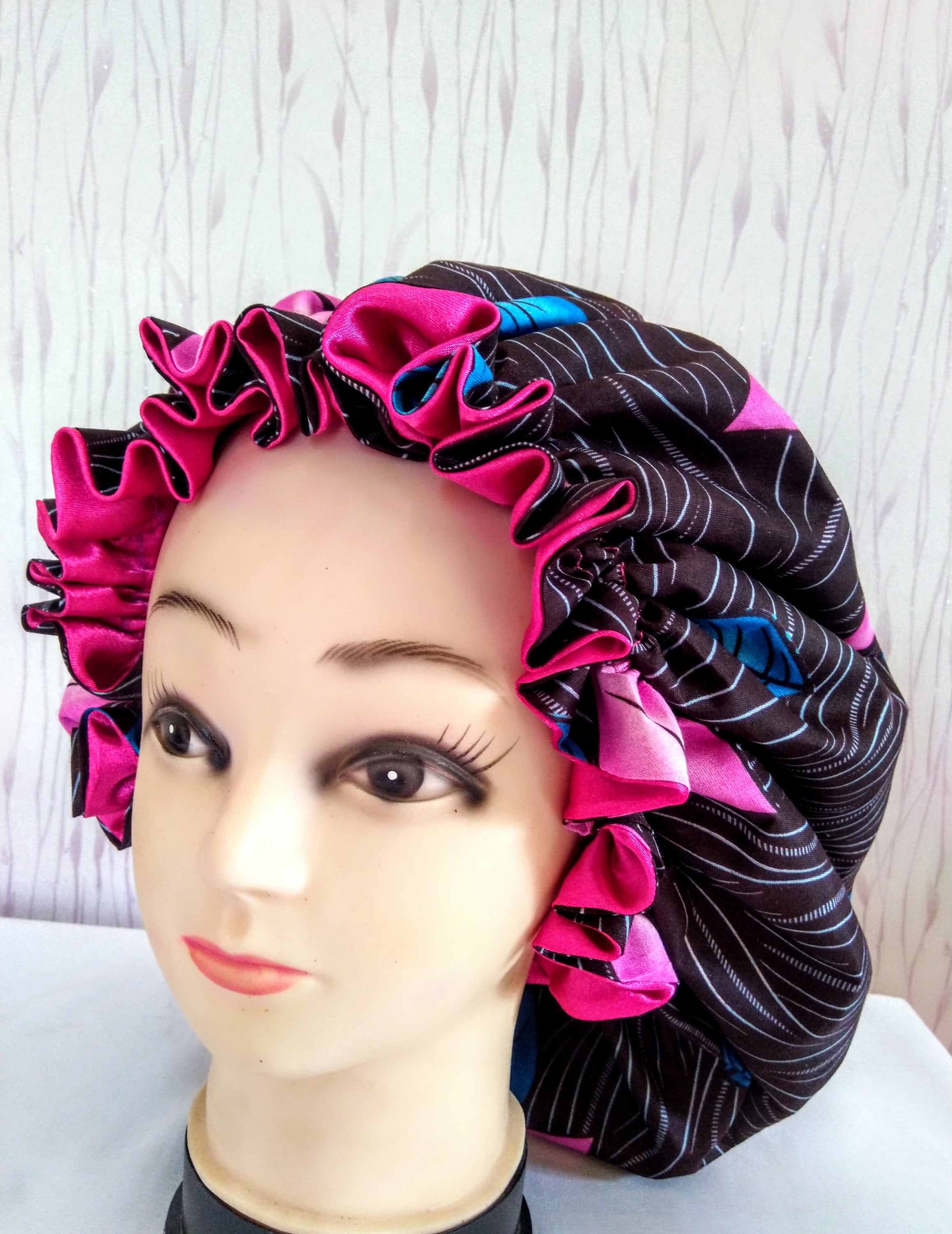PDF Sewing Pattern for / Satin Hair Sleeping Hat / Etsy