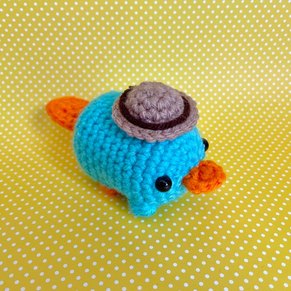 Crochet Perry the Platypus Amigurumi