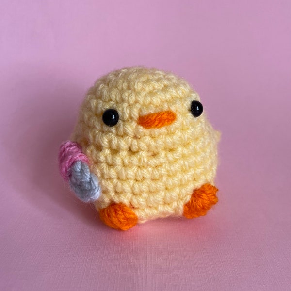 Crochet Duck with Knife Meme