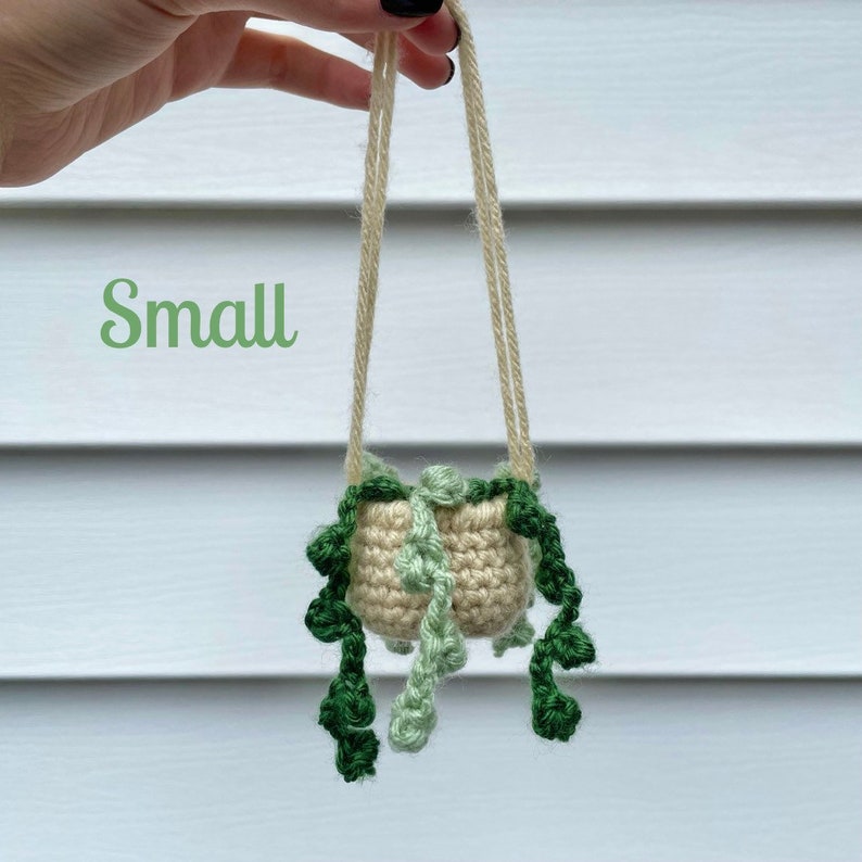 Crochet String of Pearls Hanging Succulent Plant Etsy