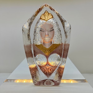 Crystal sculpture by Mats Jonasson, Maleras, Sweden