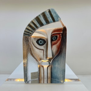 Crystal sculpture by Mats Jonasson, Maleras, Sweden