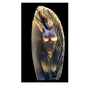 Ran Crystal sculpture by Mats Jonasson, Maleras, Sweden
