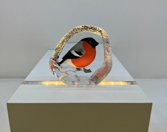 Mats Jonasson アートガラスペンダントネックレス：925シルバー