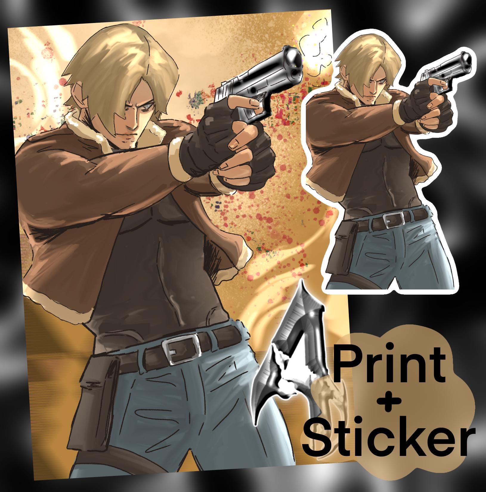 Leon s kennedy keychain - Etsy 日本