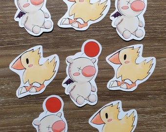 Chocobo och Moogle klistermärkespaket