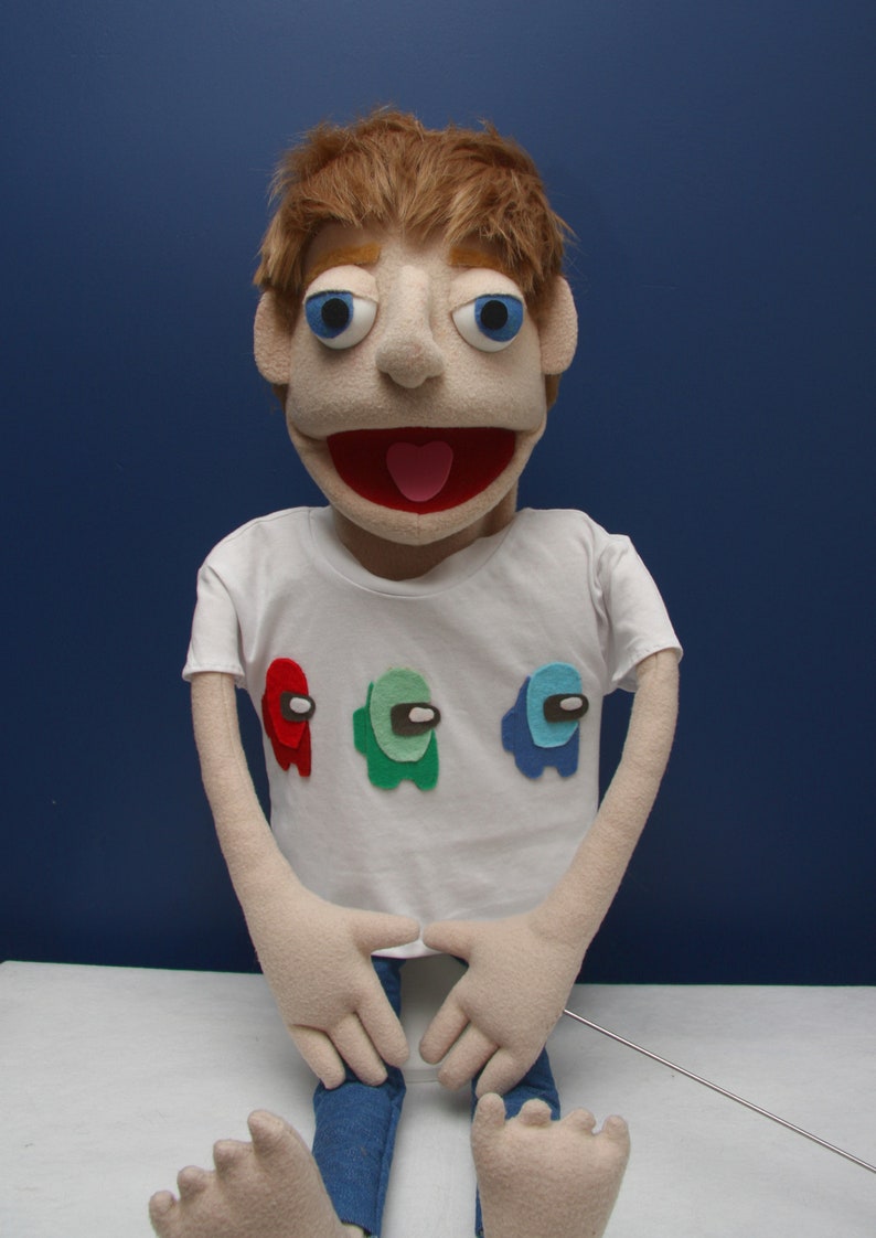 Custom hand and rod puppet look alike foam hand puppet Etsy