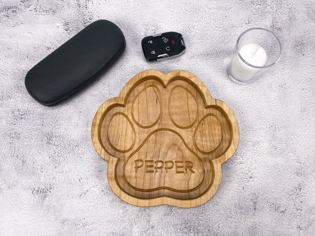 Personalized Dog Owner Gift Paw Print With Name Gift for Dog Etsy