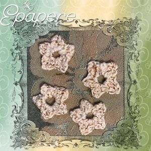 Handmade crocheted stars