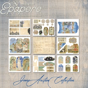 Jane Austen Junk Journal Ephemera pack