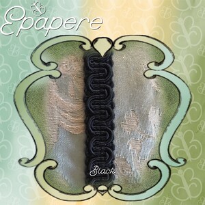 Black Braided Trim
